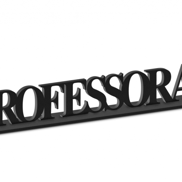 Placa Decorativa Brasfoot MDF - Professora