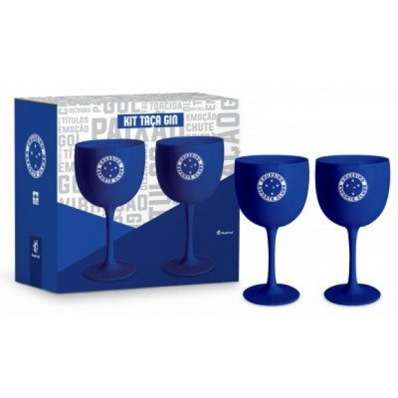 Kit 2 Taça Gin Brasfoot 580ML- Cruzeiro