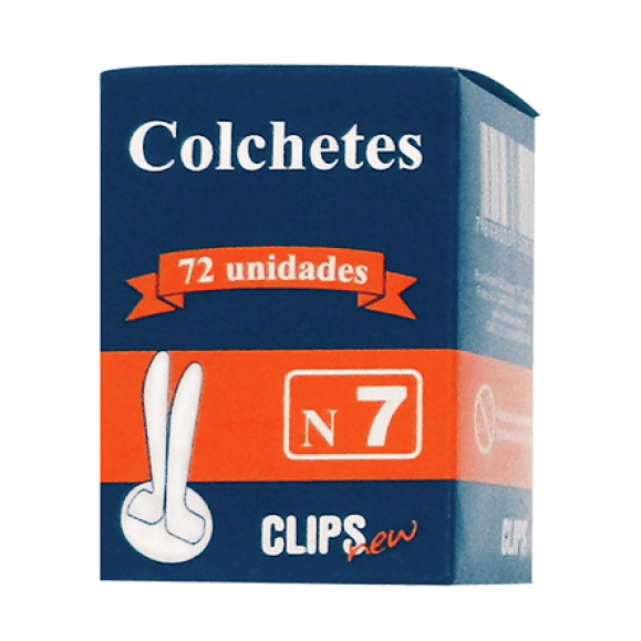 Colchete Clips New N 15 Cx C/ 72 Colchete