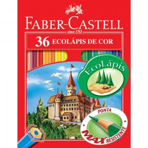 Lápis de Cor Faber-Castell 36 Cores