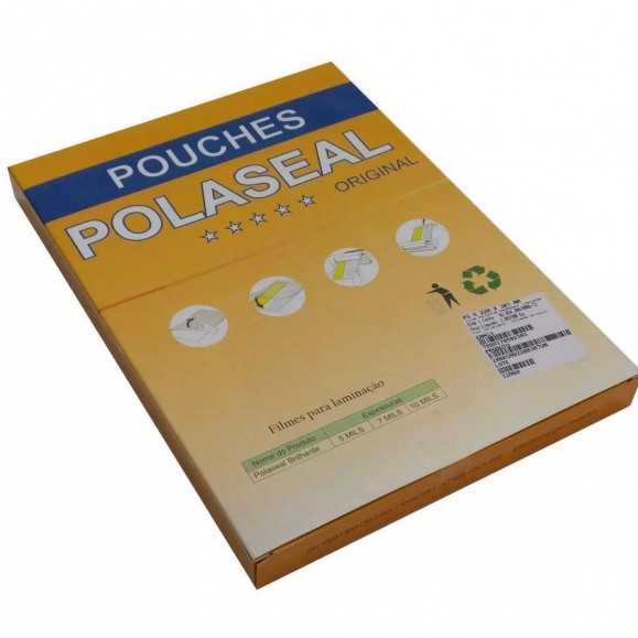 Polaseal Para Plastificar A4 220 X 307 X 0,05 CX C/100