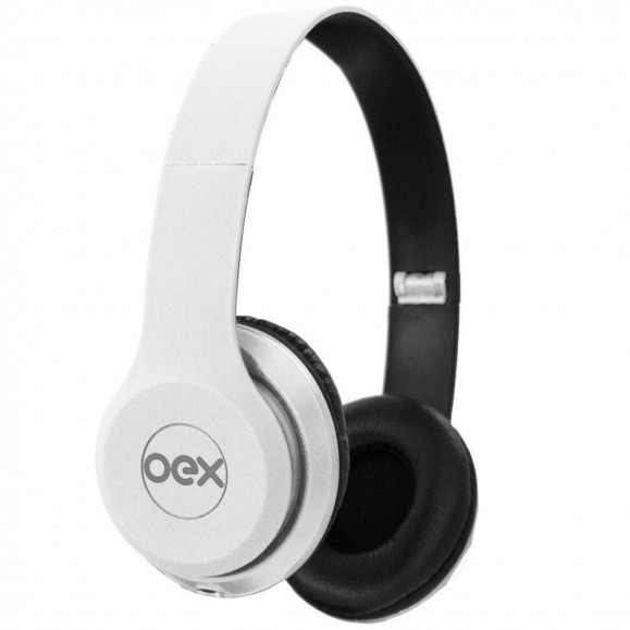 Headset OEX Style Hp10 Com Microfone - Branco